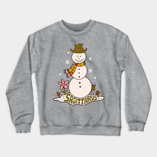 Sagittarius Snowman Crewneck Sweatshirt